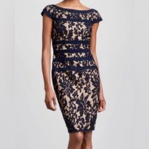 Beautiful dress, navy, worn once